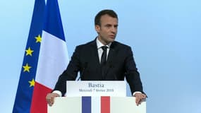 Macron à Bastia: "La violence n'est pas bonne pour la Corse et doit totalement disparaître"