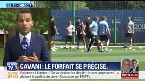 Edinson Cavani "quasiment forfait" pour Uruguay-France