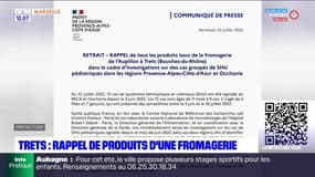 Trets: rappel des produits issus de la fromagerie de l'Aupillon