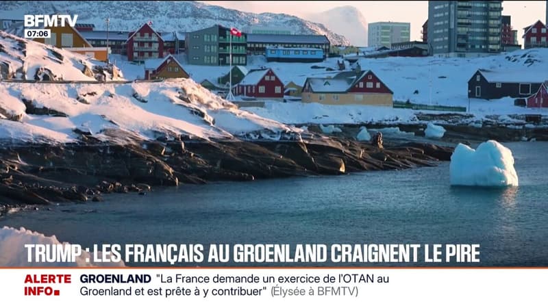 "Il faudrait que l'armée américaine débarque, c'est là qu'on partirait": avec les menaces d'annexion de Donald Trump, les Français au Groenland craignent le pire