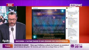 L'humeur de Charles : Macumba, l'ultime danse d'une légende des discothèques - 23/01