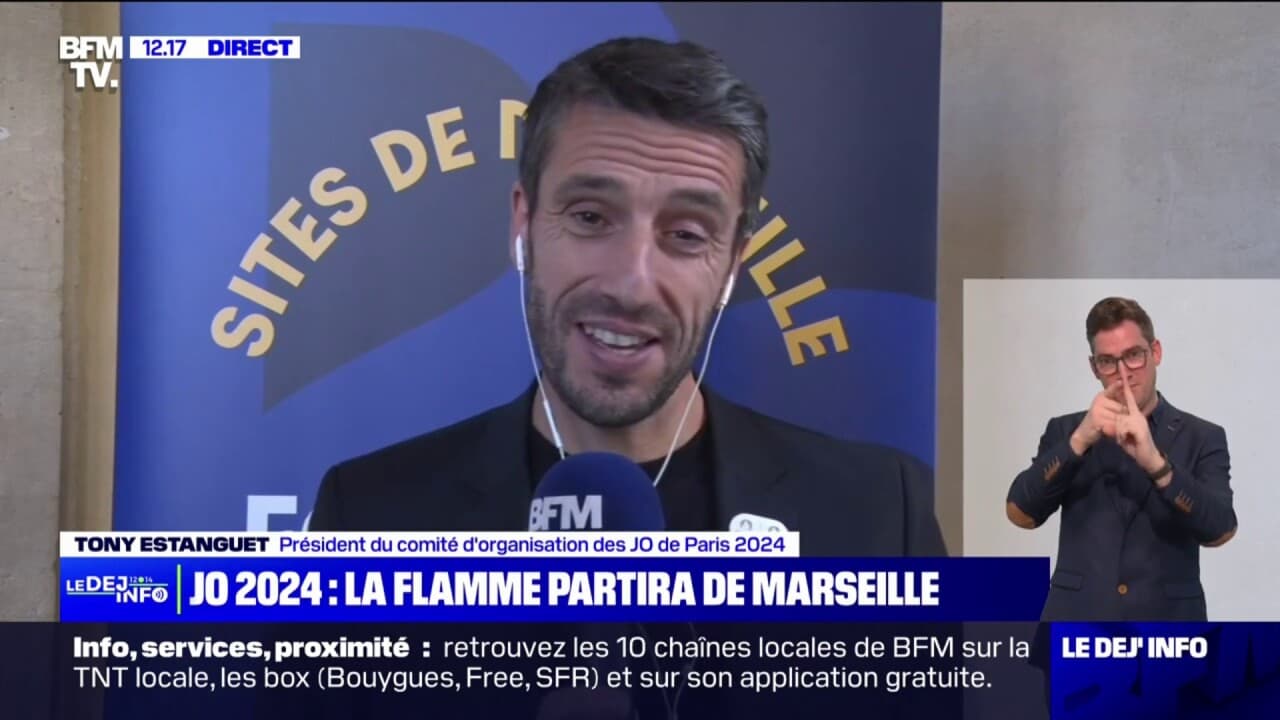 La Flamme Olympique Des Jo De Paris Partira De Marseille Une Vidence Pour Tony Estanguet