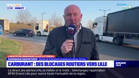 Action de blocage des transporteurs routiers ce lundi près de Lille