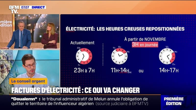 Électricité: voici ce qui change pour les heures pleines et heures creuses