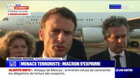 "Il faut se garder de toute instrumentalisation": Emmanuel Macron s'exprime sur l'attentat de Moscou