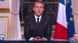 Les voeux d'Emmanuel Macron aux Français, le 31 décembre 2017.