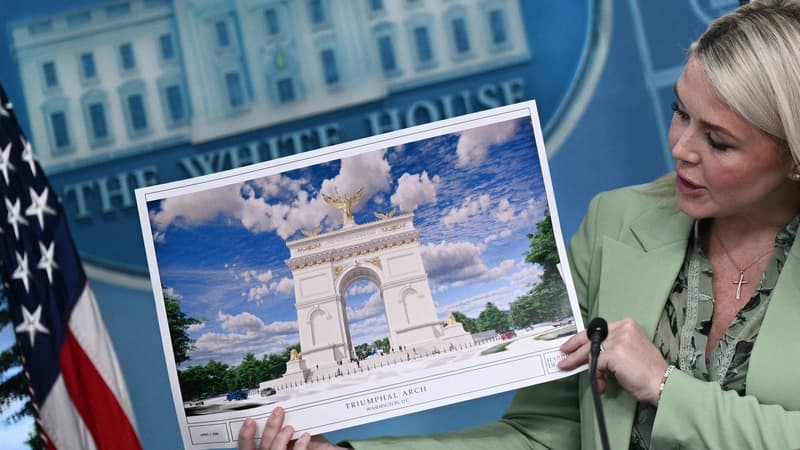 76 mètres de haut, surmontée de statues dorées... L'arche monumentale voulue par Donald Trump à Washington a été approuvée en commission