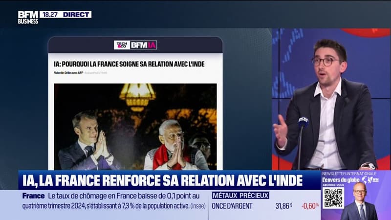 Vu sur le web : IA, la France renforce sa relation avec l'Inde