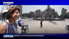 Martine Vassal présente la nouvelle place Castellane à Marseille