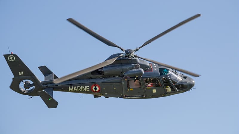 Un hécoptère de la Marine nationale