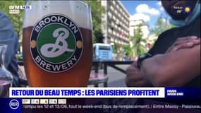 Les Parisiens profitent du retour du beau temps