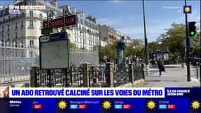Paris: le corps d'un mineur retrouvé calciné sur les voies du métro