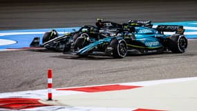 Lewis Hamilton et Fernando Alonso lors du GP du Canada, le 18 juin 2023.