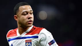 Memphis Depay face au Barça.