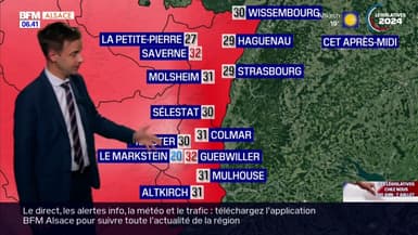 Météo Alsace: des nuages et quelques éclaircies ce mardi, jusqu'à 32°C à Saverne