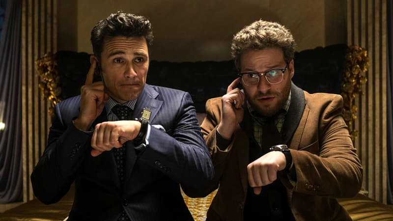 James Franco et Seth Rogen sont les héros de ce film parodique. Sony a finalement décidé de diffuser ce film malgré les menaces.