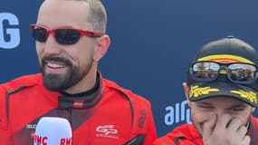 Djisli et Maxime Biaggi au GP Explorer 3, le 4 octobre 2025 au Mans