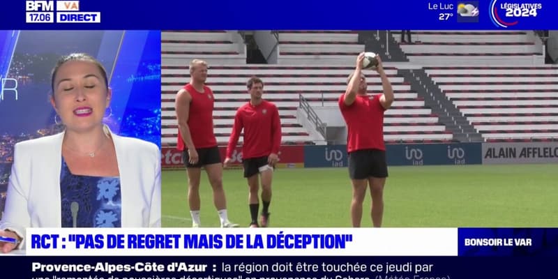 Rugby: Pierre Mignoni et Mathieu Bastareaud ont dressé le bilan de saison du RCT face à la presse