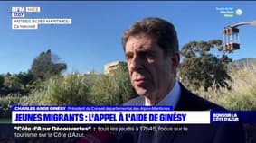 Alpes-Maritimes: Charles-Ange Ginésy alerte sur la prise en charge des mineurs isolés