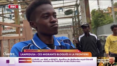 Lampedusa: ces migrants bloqués à la frontière