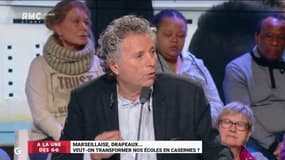 Loi "École de confiance" - "J'ai beaucoup de réserve sur le drapeau européen. Je ne ressens rien pour cette Europe, avant elle m'indifférait maintenant elle me révulse !" @GWGoldnadel #GGRMC 