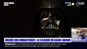 Le casque original de Dark Vador exposé au Musée cinéma & miniature de Lyon