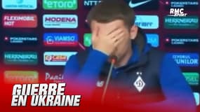 Guerre en Ukraine : Un joueur du Dynamo Kiev craque en pleine conférence de presse