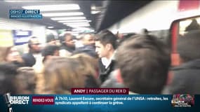 "On a entendu des petits cris de bébé et on a tous applaudis": en pleine grève, une femme accouche dans le RER D