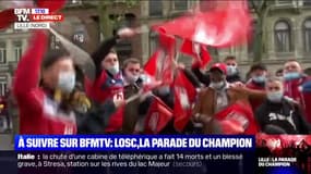 "Qui ne saute pas n'est pas un Lillois !": Les supporters du LOSC se chauffent la voix pour accueillir les nouveaux champions de France