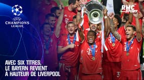 Ligue des champions : avec six titres, le Bayern revient à hauteur de Liverpool