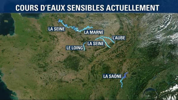 Les cours d'eaux sensibles Les cours d'eaux sensibles