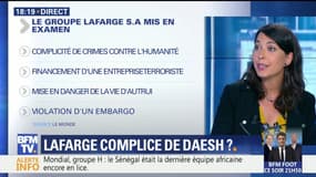 Lafarge mis en examen dans l'affaire du financement de Daesh