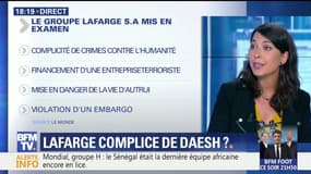 Lafarge mis en examen dans l'affaire du financement de Daesh