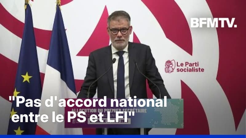 Municipales 2026: la prise de parole en intégralité d'Olivier Faure à l'issue du premier tour