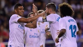 Les joueurs du Real Madrid