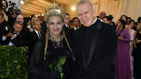 Madonna et Jean-Paul Gaultier au Met Gala 2018, à New-York