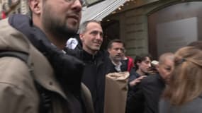 Le candidat aux élections européennes PS-PP, Raphaël Glucksmann,  a été expulsé de la manifestation du 1er mai à Saint-Étienne.