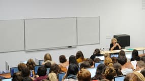 Des étudiants de l'université Paul-Valéry Montpellier 3, le 28 septembre 2015.