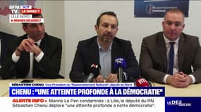 Inéligibilité de Marine Le Pen: pour Sébastien Chenu (RN), il y a "une atteinte profonde à notre démocratie" 