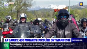 La Saulce: 400 motards en colère ont manifesté ce samedi