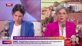 Baisse de la natalité, "révélateur d'une inquiétude sur l'avenir" pour Sandrine Rousseau