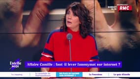 Le coup de gueule d'Estelle Denis à propos l'anonymat sur Internet 