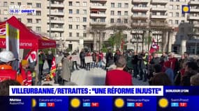 Retraites: manifestations à Villeurbanne contre "une réforme injuste"