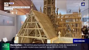 Paris: une maquette de la cathédrale de Notre-Dame en bois