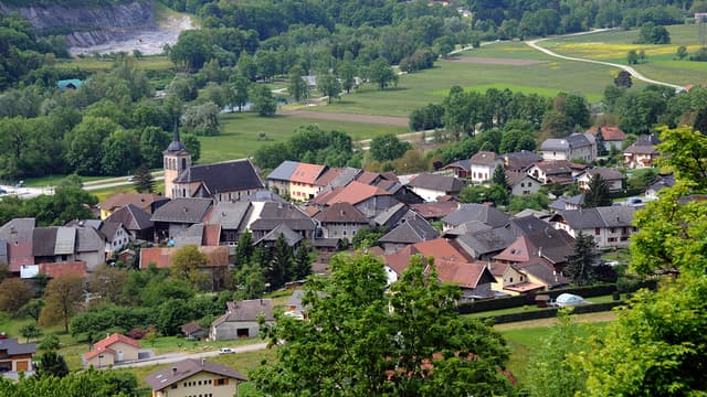Un village de Haute-Savoie.