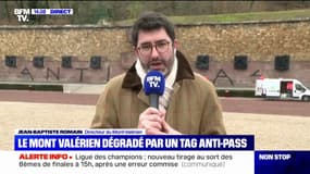 Le mont Valérien dégradé par un tag anti-pass: son directeur témoigne d'une "immense tristesse"