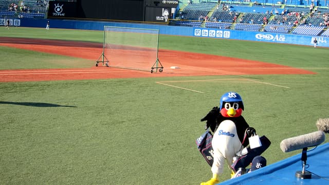 Un stade de baseball au Japon