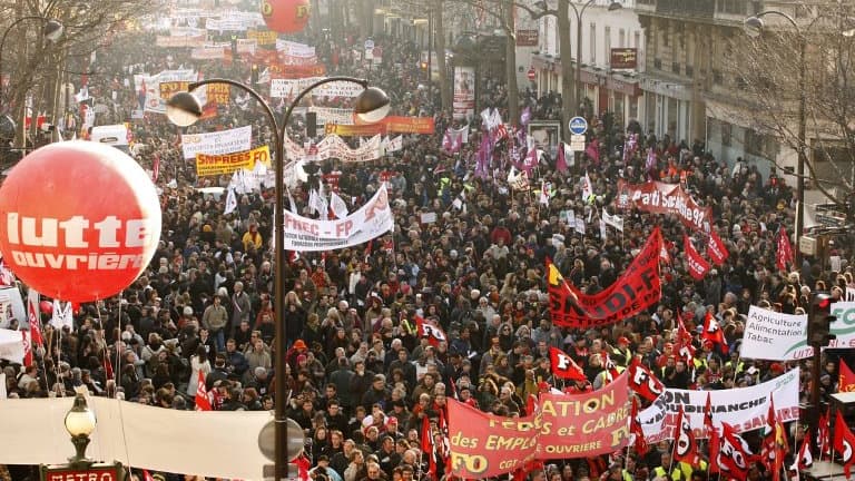 5,2 millions d'agents publics sont appelés à cesser le travail et à descendre dans la rue