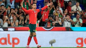 Cristiano Ronaldo avec le Portugal le 14 octobre 2025