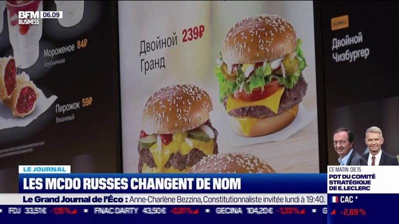 Les McDonald's russes changent de nom